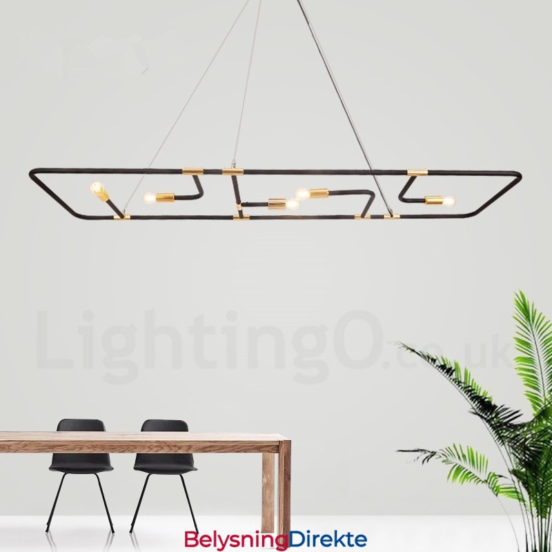 Moderne Og Moderne Pendellampe Med 5 Lys