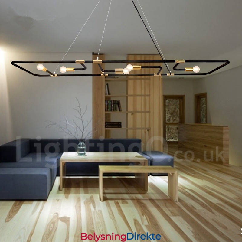 Moderne Og Moderne Pendellampe Med 5 Lys