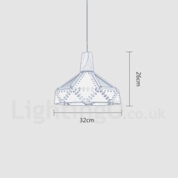 Enkel 1-Lys Moderne Samtidskunst Flerfarget Pendellampe