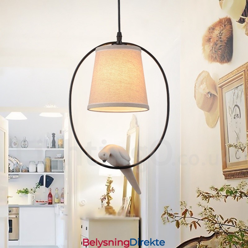 Rustikk Vintage Pendellampe Med 1 Lys