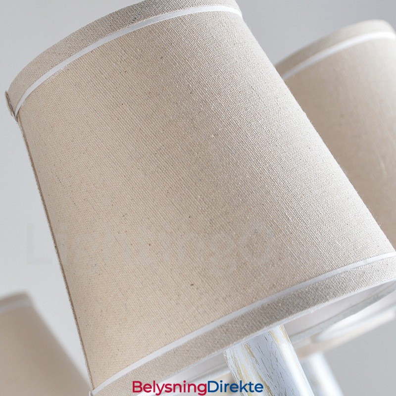 Rustikk Vintage Pendellampe Med 8 Lys