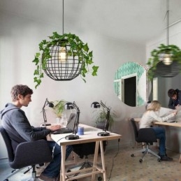 Landlig Vintage Globeformet Pendellampe