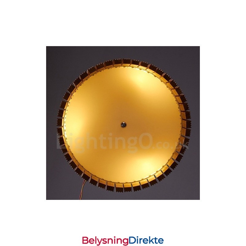 Moderne Og Moderne Trommehengelampe I Tre