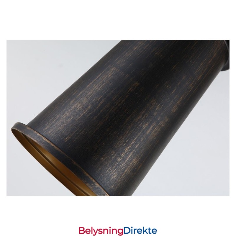 Retro Vintage Metallpendellampe Med 1 Lys