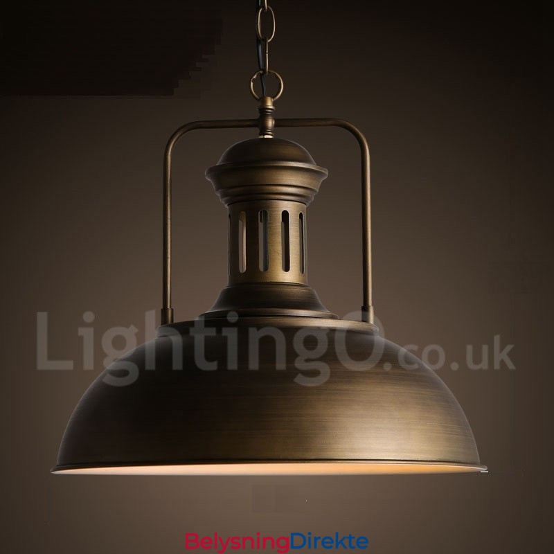Retro Vintage Metall Pendellampe Med 1 Lys