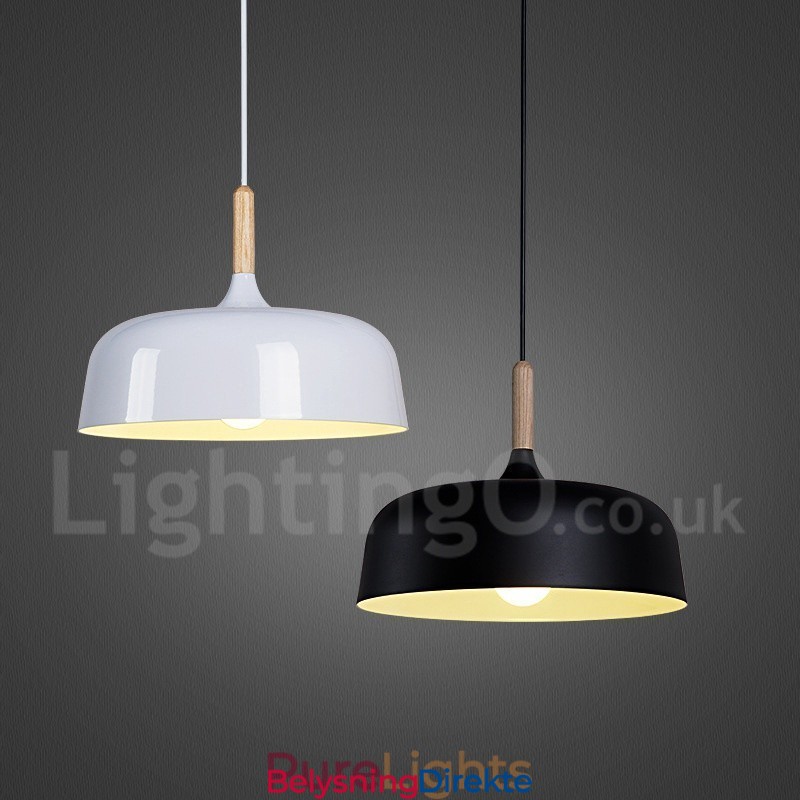 Moderne, Moderne, Tre- Og Metallpendellampe