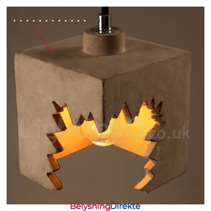 Moderne, Samtidskunstnerisk Betongpendellampe