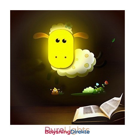 Creative Spirit Intelligent Lyskontroll Liten Nattlampe Barnevegglampe Lys