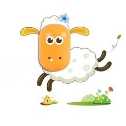 Creative Spirit Intelligent Lyskontroll Liten Nattlampe Barnevegglampe Lys