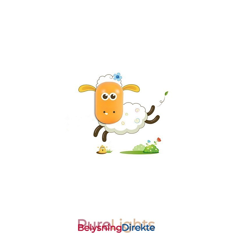 Creative Spirit Intelligent Lyskontroll Liten Nattlampe Barnevegglampe Lys