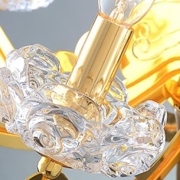 Lysekrone Moderne Samtids Metall