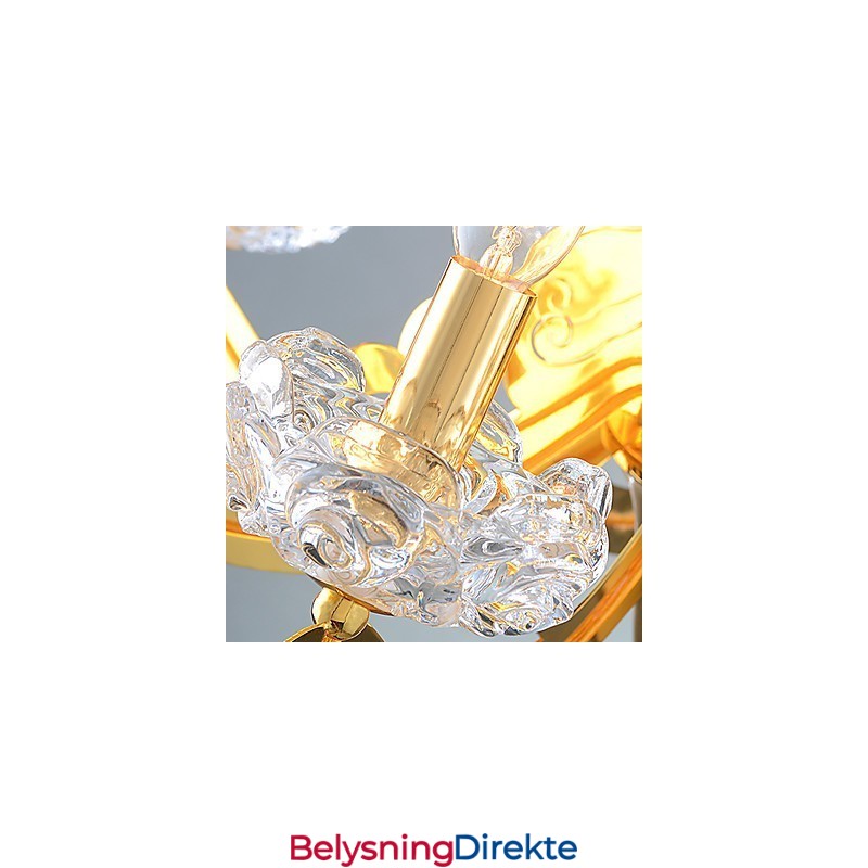 Lysekrone Moderne Samtids Metall