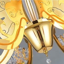 Lysekrone Moderne Samtids Metall