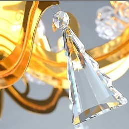 Lysekrone Moderne Samtids Metall