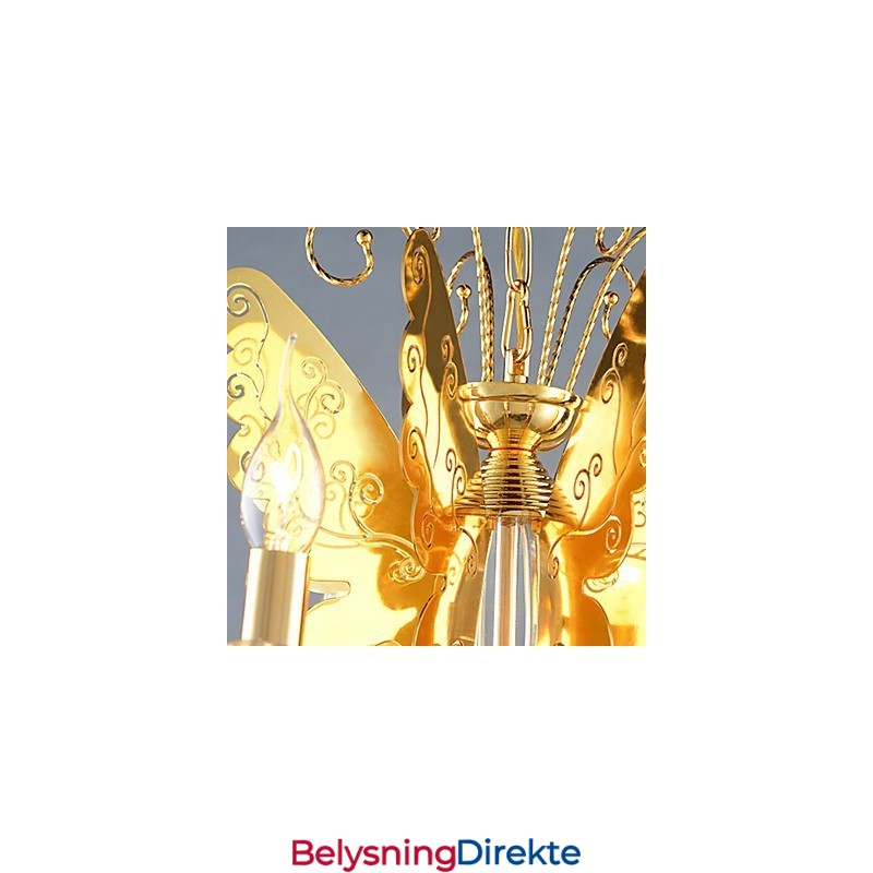 Lysekrone Moderne Samtids Metall