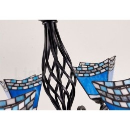 Integrert Metalllysekrone I Middelhavsstil Med 8 Lys