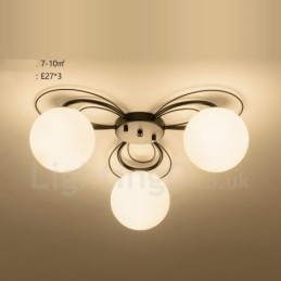 Integrert Lysekrone I Rustikk Stil Med 3 Lys