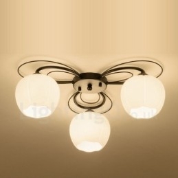 Integrert Lysekrone I Rustikk Stil Med 3 Lys