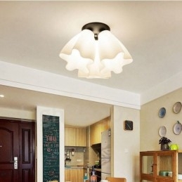 Integrert Lysekrone I Rustikk Stil Med 3 Lys