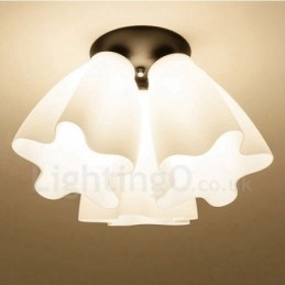 Integrert Lysekrone I Rustikk Stil Med 3 Lys