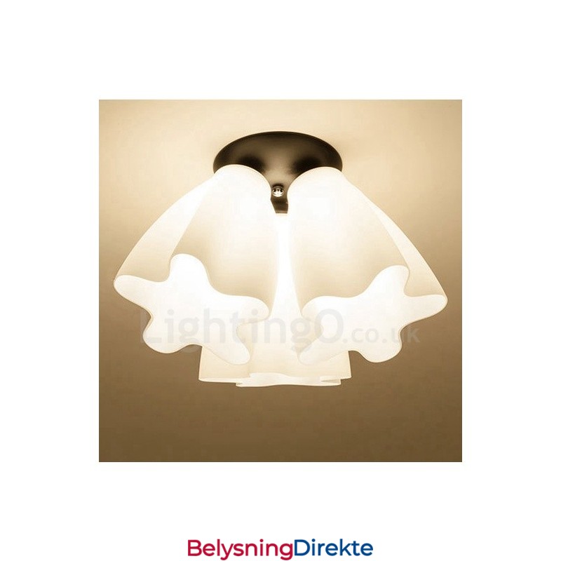 Integrert Lysekrone I Rustikk Stil Med 3 Lys