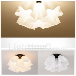 Integrert Lysekrone I Rustikk Stil Med 5 Lys