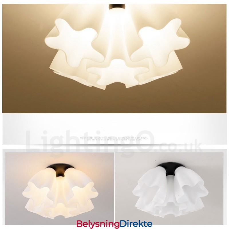 Integrert Lysekrone I Rustikk Stil Med 5 Lys