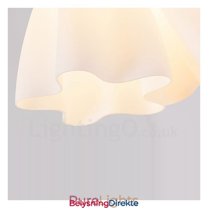 Integrert Lysekrone I Rustikk Hyttestil Med 7 Lys