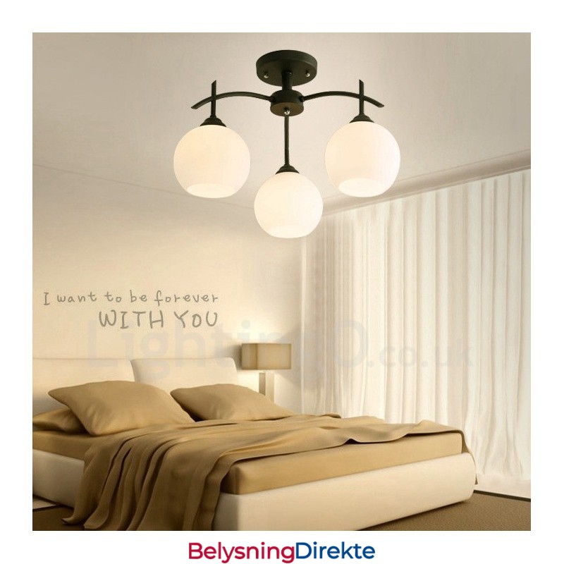 3-Lys Tradisjonell Klassisk Integrert Lysekrone