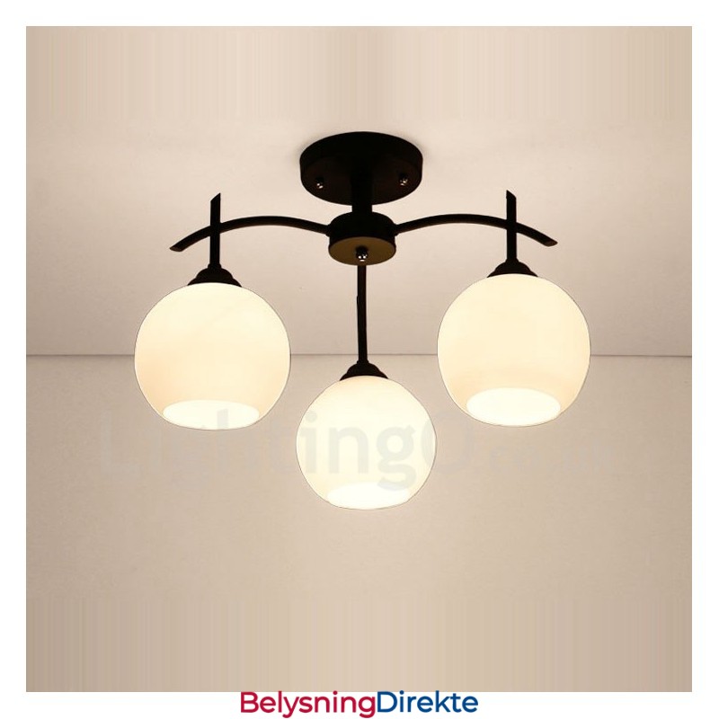 3-Lys Tradisjonell Klassisk Integrert Lysekrone