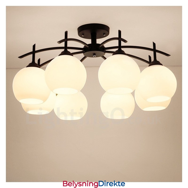 8-Lys Tradisjonell Klassisk Integrert Lysekrone