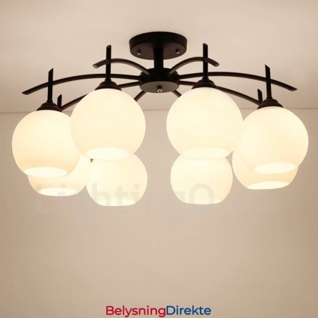 8-Lys Tradisjonell Klassisk Integrert Lysekrone