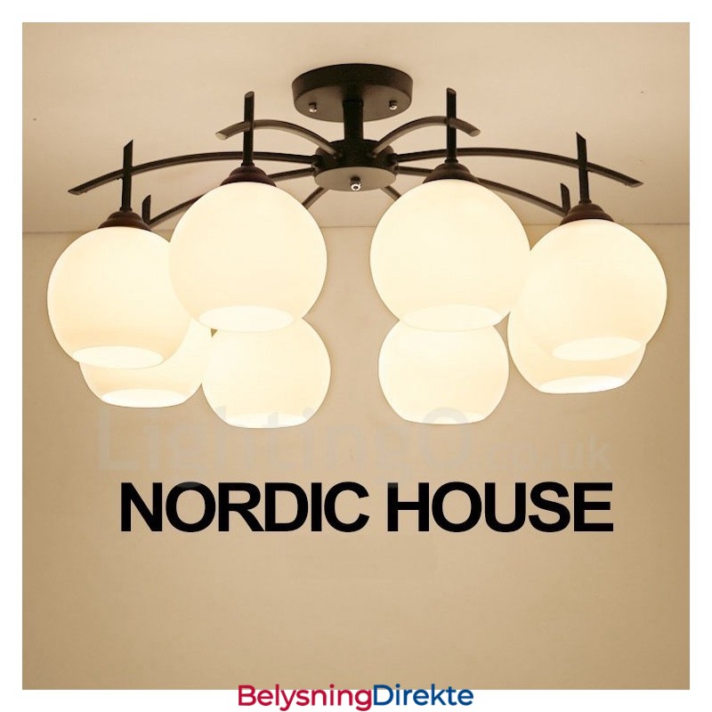 8-Lys Tradisjonell Klassisk Integrert Lysekrone