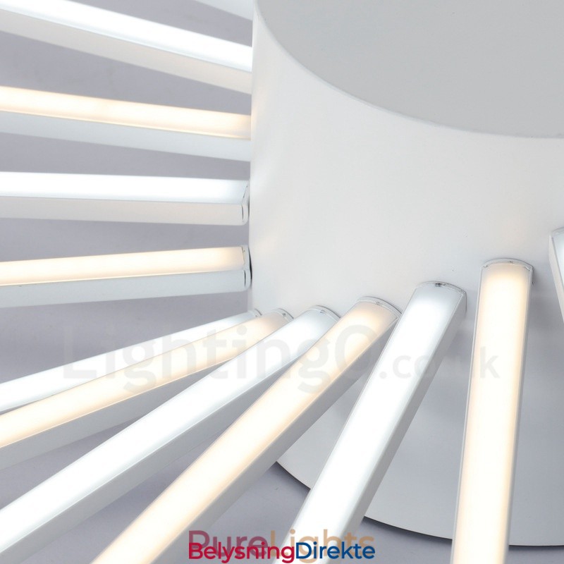 28 Lys Moderne Samtids Integrert Metalllysekrone