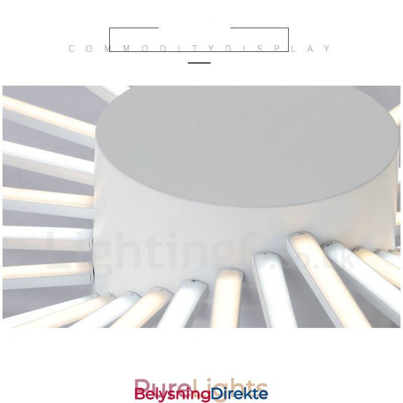 28 Lys Moderne Samtids Integrert Metalllysekrone