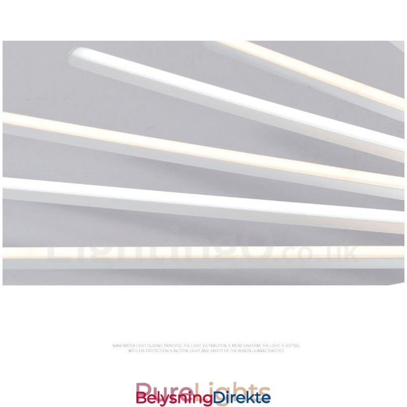 28 Lys Moderne Samtids Integrert Metalllysekrone