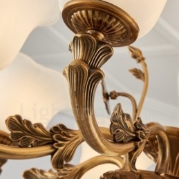 8 Lys Tradisjonell Klassisk Integrert Metall Luksuslysekrone