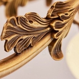 15-Lys Tradisjonell Klassisk Integrert Metallluksuslysekrone