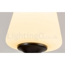 8-Lyss Rustik Lodge Integrert Metalllysekrone