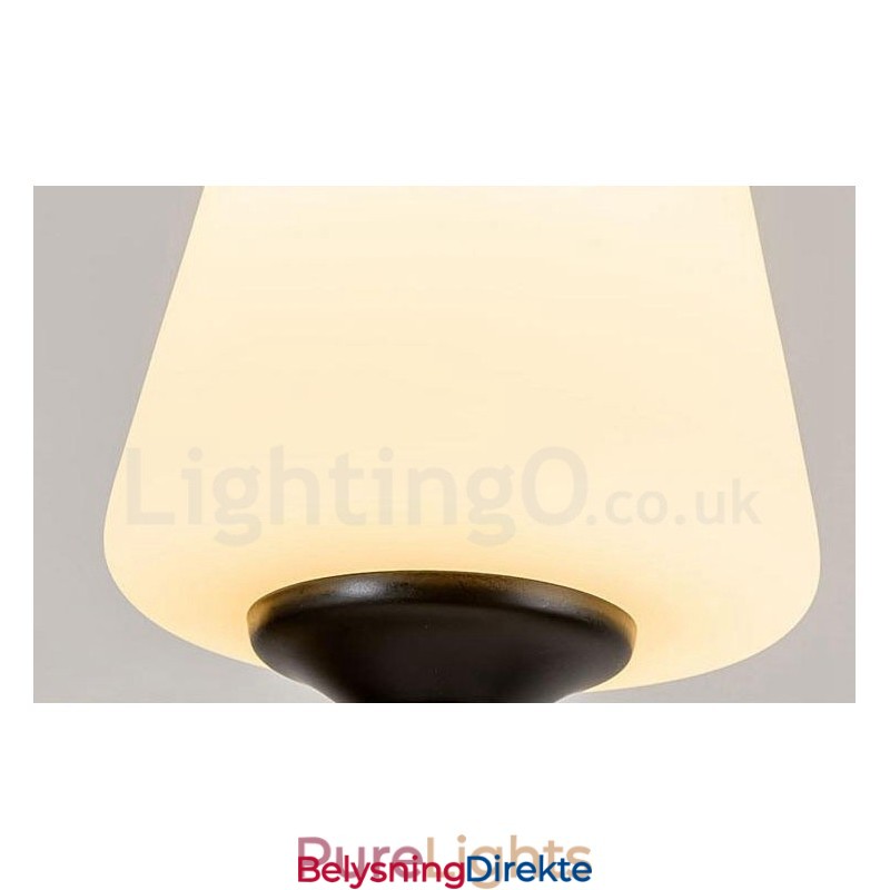 8-Lyss Rustik Lodge Integrert Metalllysekrone