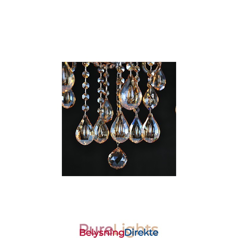 Lysekrone I Krystall, Tradisjonell, Klassisk, Glass, 6 Lys