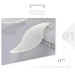 3-Lys Moderne Samtids Integrert Lysekrone