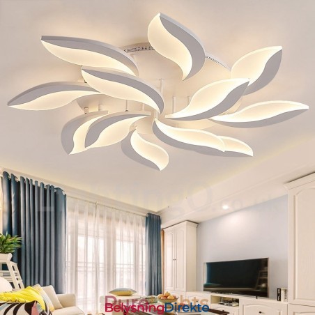 12-Lys Moderne Samtids Integrert 108W Lysekrone