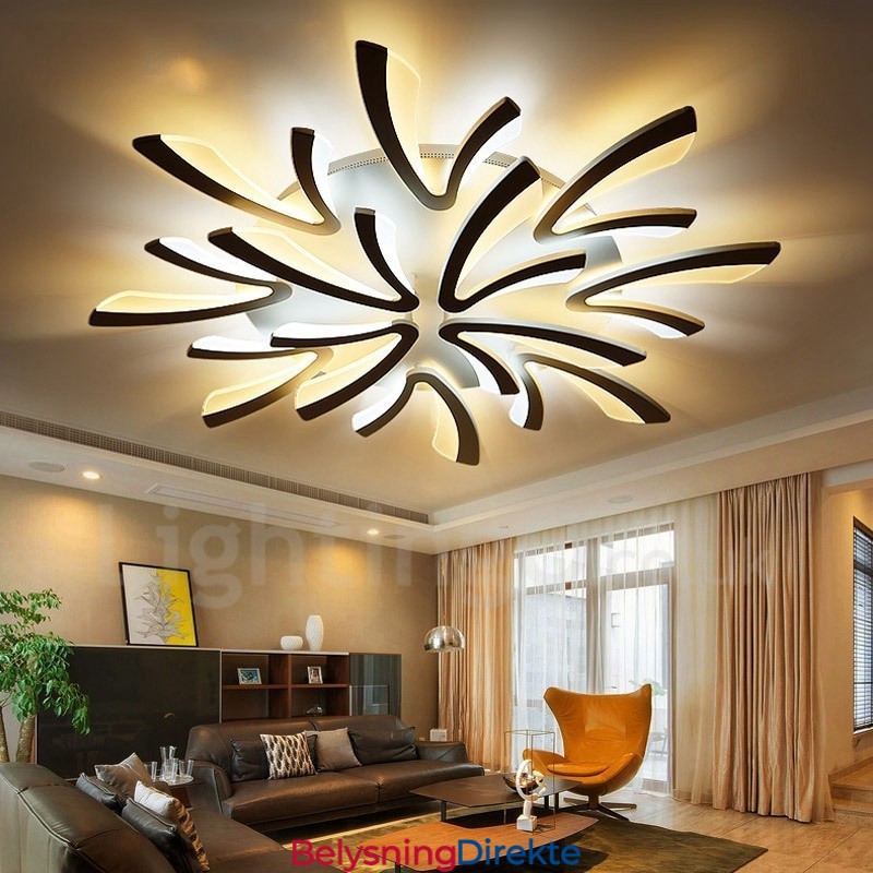 12-Lys Moderne Samtids Integrert Lysekrone