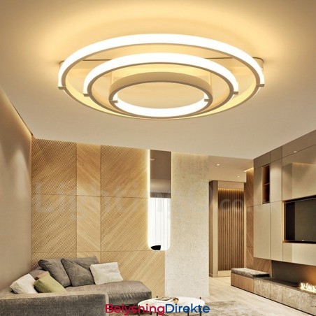 3-Ringers Moderne Samtidslysekrone