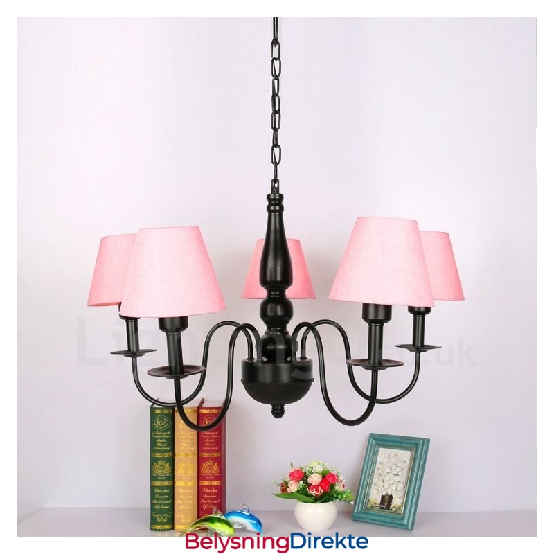 Integrert Metalllysekrone I Middelhavsstil