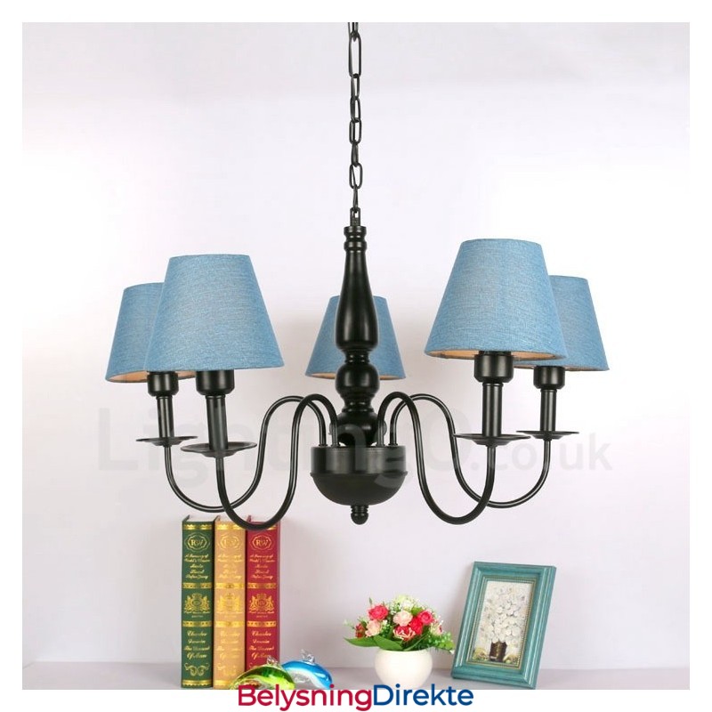 Integrert Metalllysekrone I Middelhavsstil