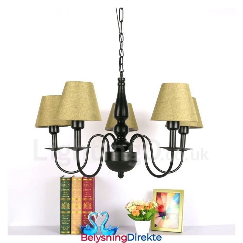 Integrert Metalllysekrone I Middelhavsstil