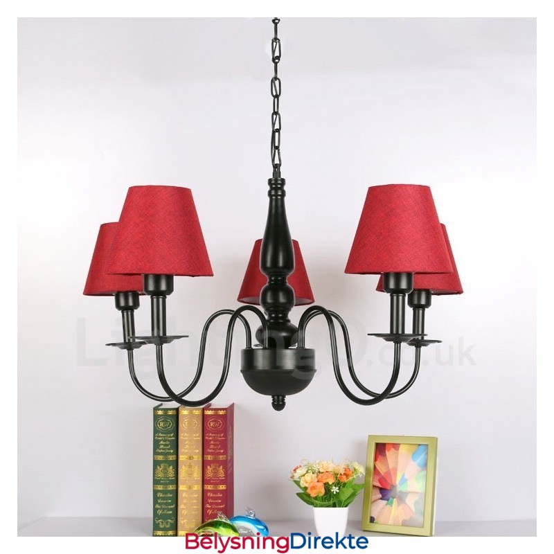 Integrert Metalllysekrone I Middelhavsstil