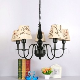 Integrert Metalllysekrone I Middelhavsstil